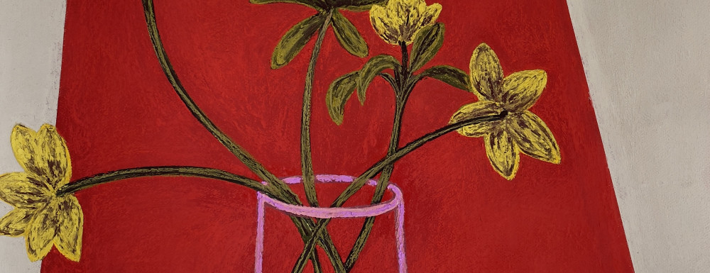 Helebores by Angela A'Court