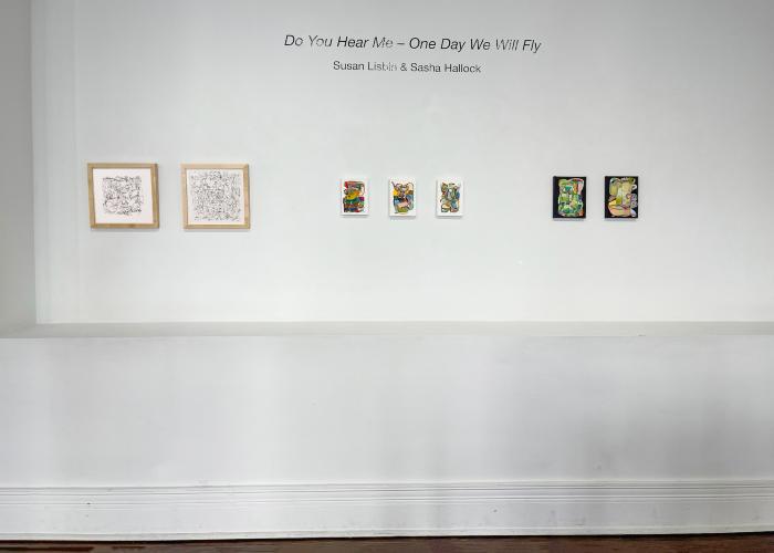 Installation View of Do You Hear Me–One Day We Will Fly