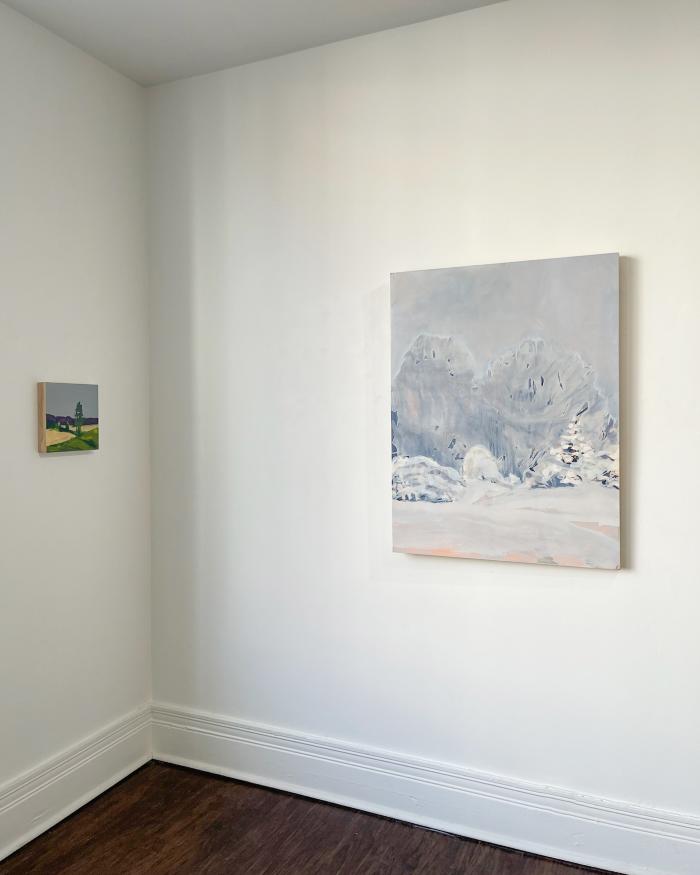 Installation View of Where The Owl Soars