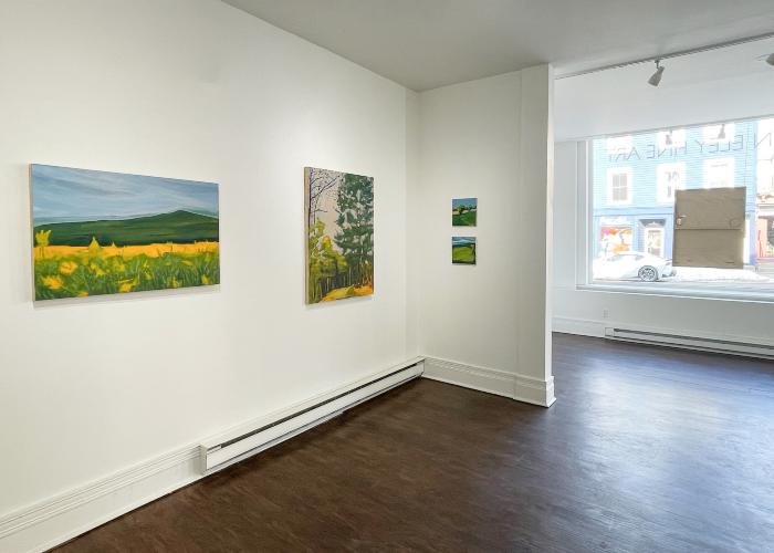 Installation View of Where The Owl Soars