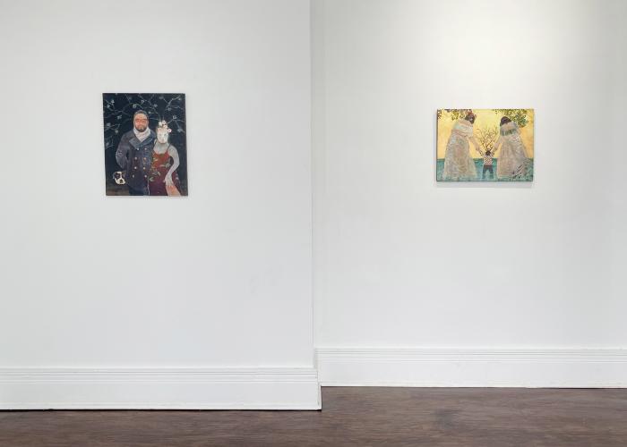 Installation View of Deirdre O'Connell: New Portraits