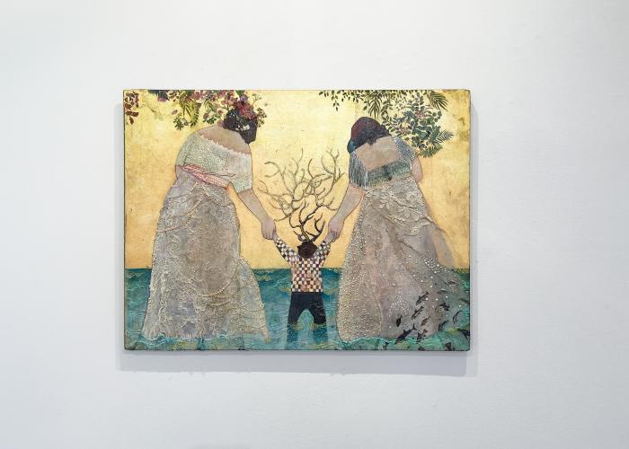 Installation View of Deirdre O'Connell: New Portraits