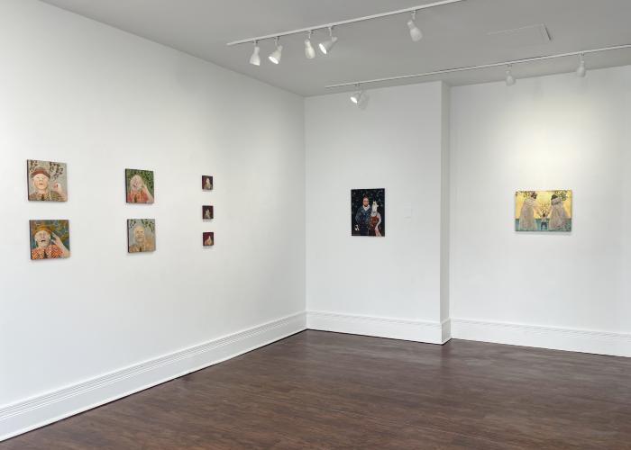 Installation View of Deirdre O'Connell: New Portraits