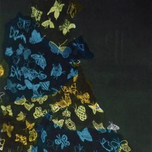 Butterfly Away (Black) by Fumiko Toda