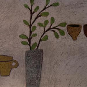 Two Red Cups by Angela A'Court