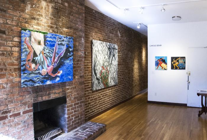 Installation View of CAROLE EISNER: SWIMMERS AND DANCERS