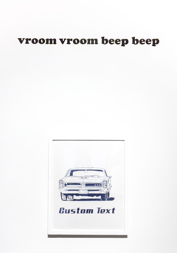 Installation View of VROOM VROOM BEEP BEEP