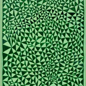 Green Triangles by Lori Ellison