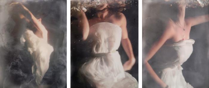 Emily Suspended (Triptych) by Andrea Bonfils