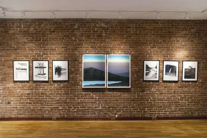 Installation View of In the Meeting of Rock and Sea