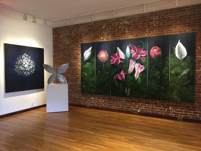 Installation View of The Night Garden