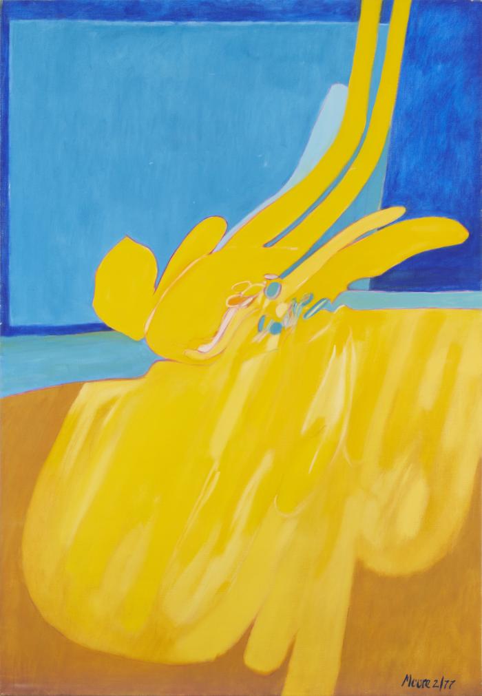 Untitled (Yellow Blue) by James Moore