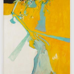 Untitled I (Yellow Black) by James Moore