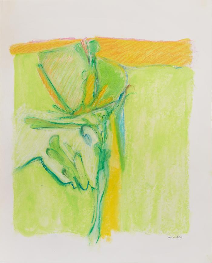 Untitled II (green yellow) by James Moore