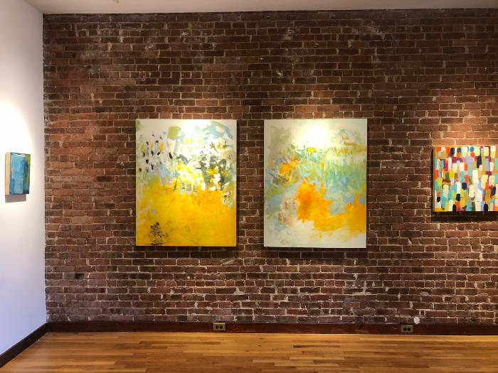Installation View of Lisa Pressman and Soonae Tark: A Two-Person Exhibition