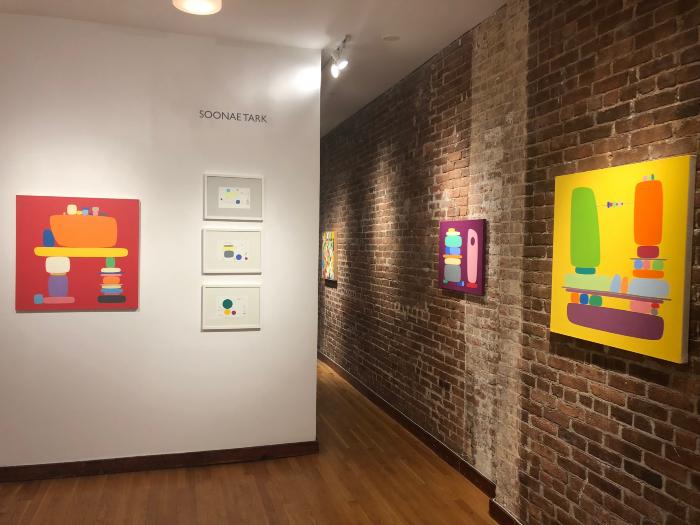 Installation View of Lisa Pressman and Soonae Tark: A Two-Person Exhibition