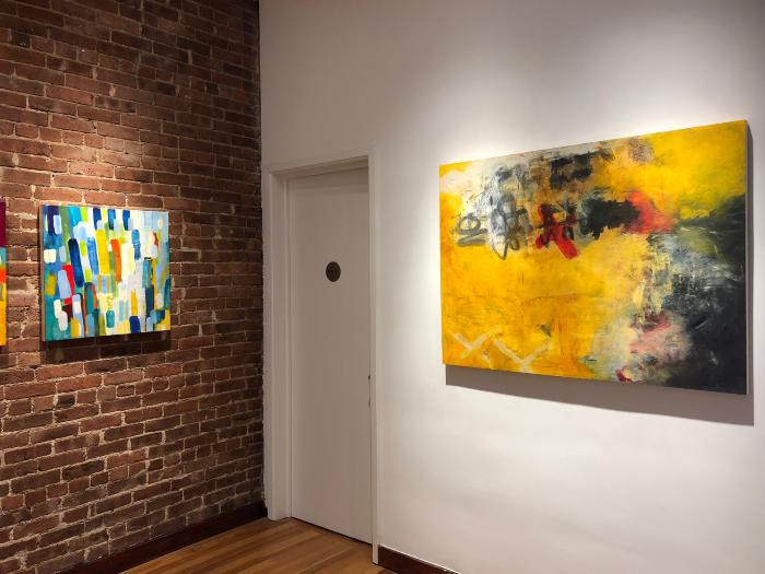 Installation View of Lisa Pressman and Soonae Tark: A Two-Person Exhibition