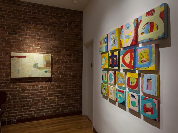 Installation View of MAPPING A PLACE