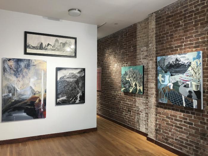 Installation View of ON THE ROCKS