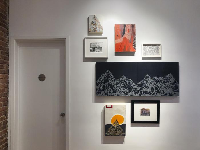 Installation View of ON THE ROCKS