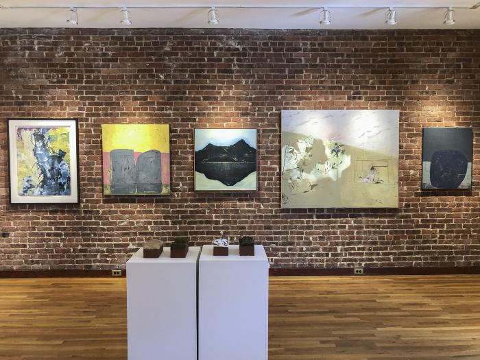 Installation View of ON THE ROCKS