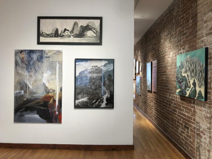 Installation View of ON THE ROCKS