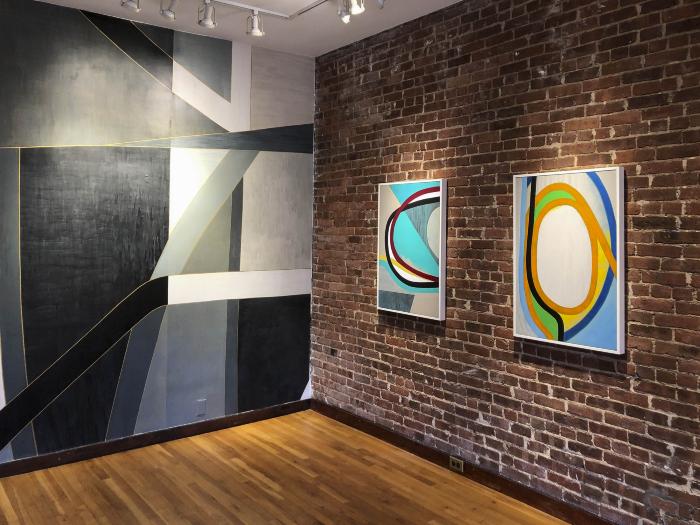 Installation View of Liane Ricci &amp; Barbara Strasen