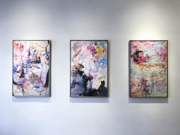 Installation View of Liane Ricci &amp; Barbara Strasen