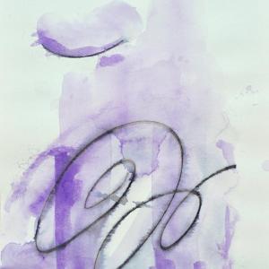 Line over Lavender by Lisa Fellerson