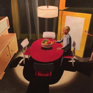 Red Table by Kathy Osborn
