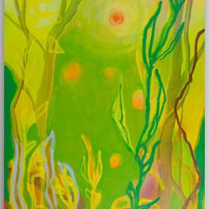 Toxic Swamp with Wildflowers by Rachelle Krieger