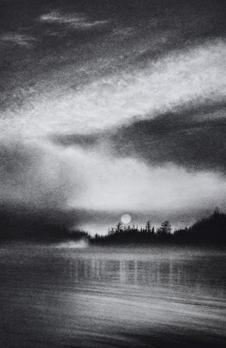 Lac Saint-Joseph at Dawn by Katherine Curci