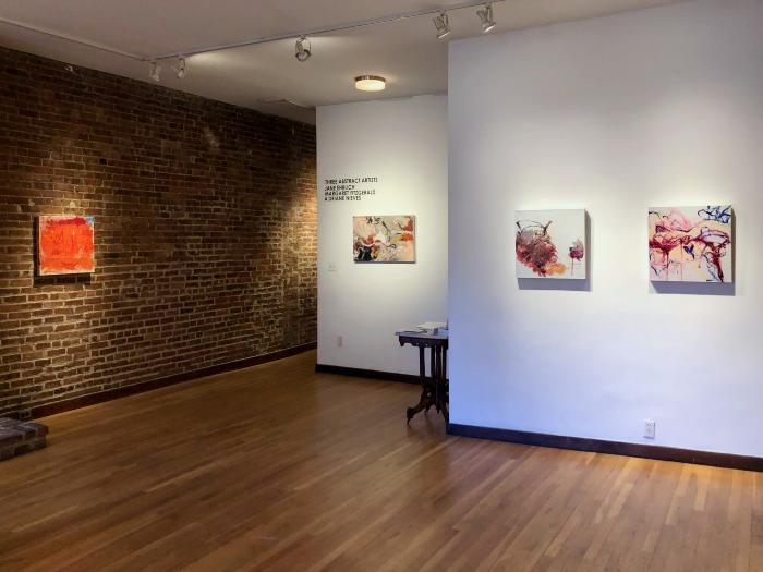 Installation View of Three Abstract Artists