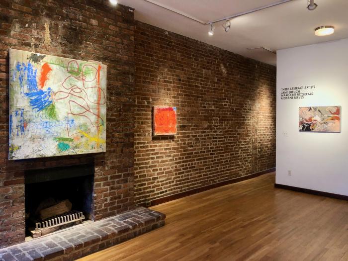 Installation View of Three Abstract Artists