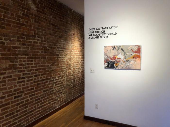 Installation View of Three Abstract Artists