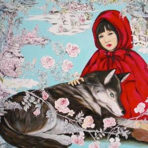 Little Red Riding Hood with an Odd-Hand Wolf by Ayakoh Furukawa-Leonart