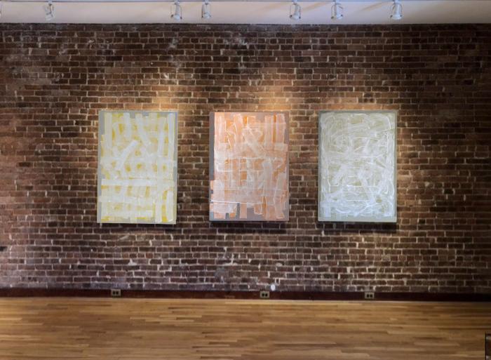 Installation View of Three Abstract Artists