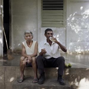 Javo and Eldi on the Steps by Caterina Maina