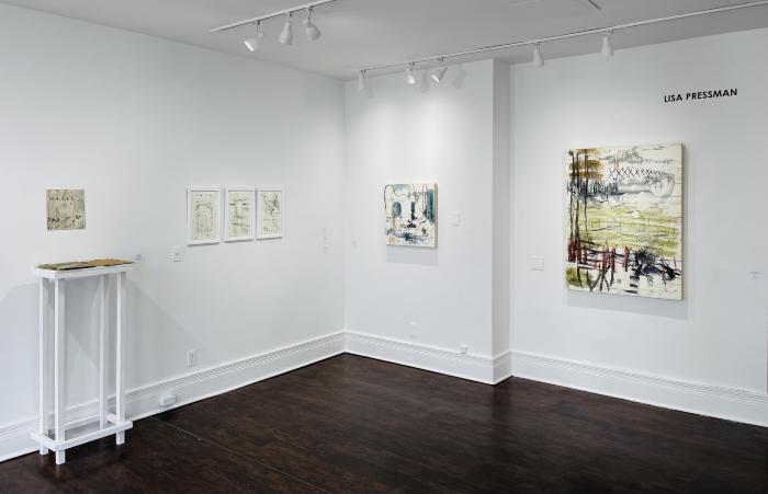 Installation View of Jim Napierala and Lisa Pressman