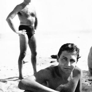 Robert Rauschenberg and Tibor de Nagy (Standing) 