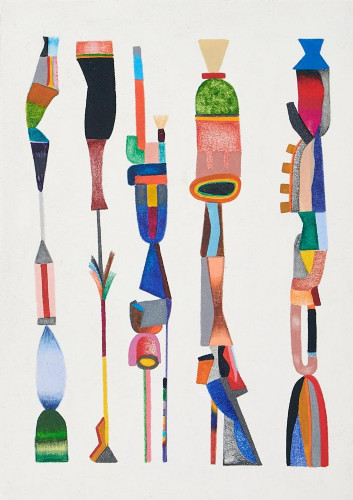 Untitled, Small Totems No. 3 by Sasha Hallock