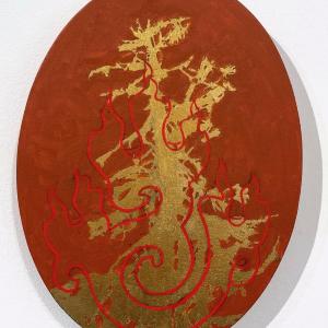Untitled Fire Tree 1 by Jim Denney