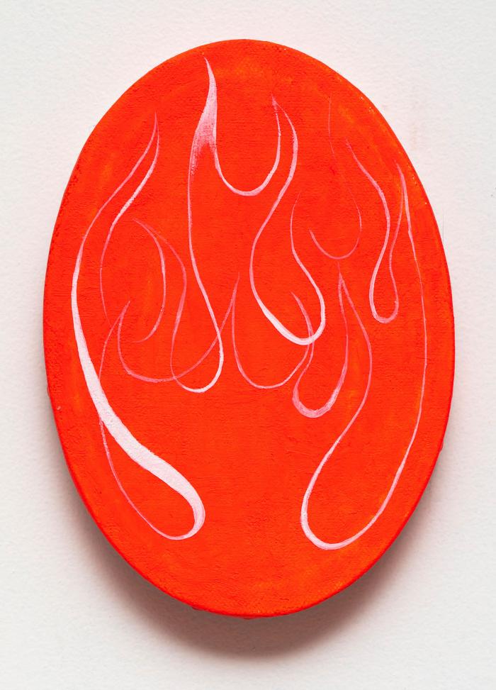 Fire Oval 4 by Jim Denney