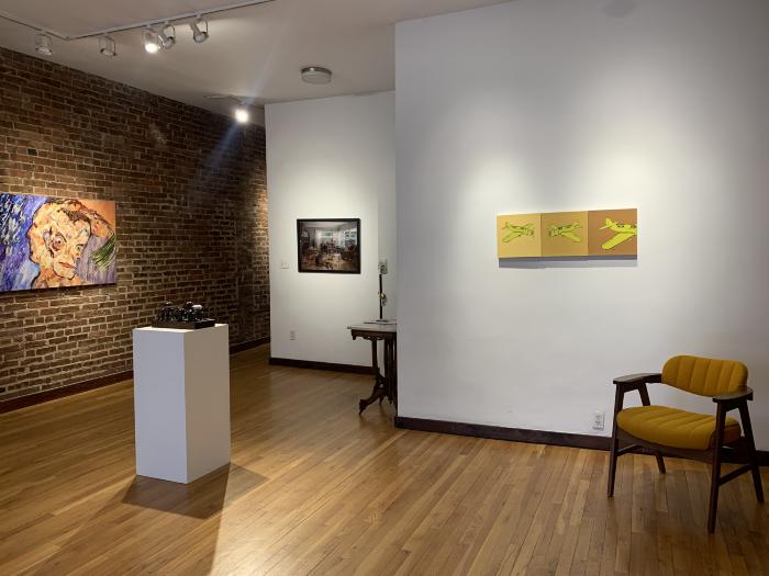 Installation View of SPRUNG