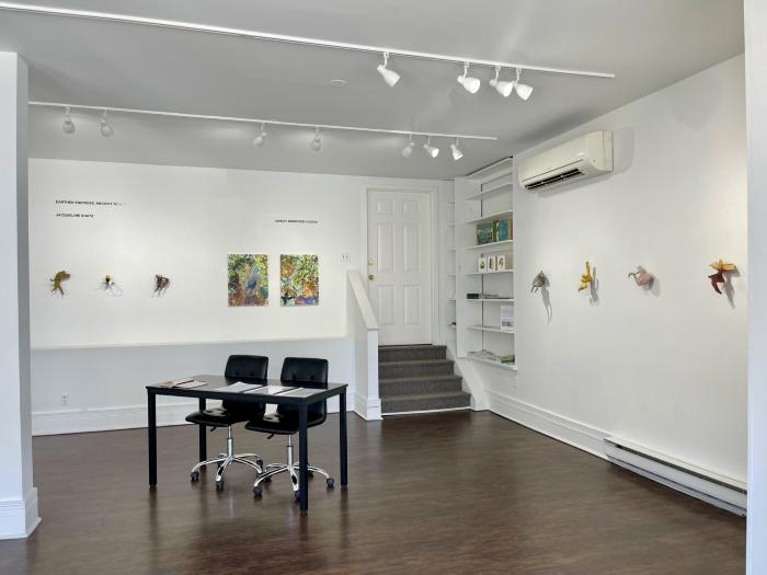 Installation View of Earthen Energies, Ancient Roots