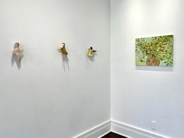 Installation View of Earthen Energies, Ancient Roots