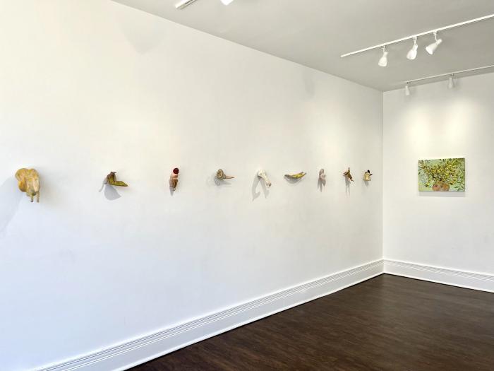 Installation View of Earthen Energies, Ancient Roots