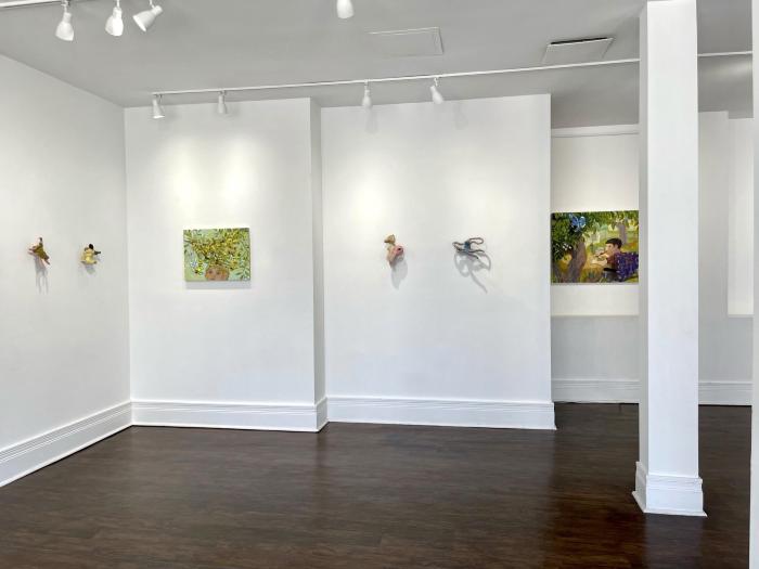 Installation View of Earthen Energies, Ancient Roots