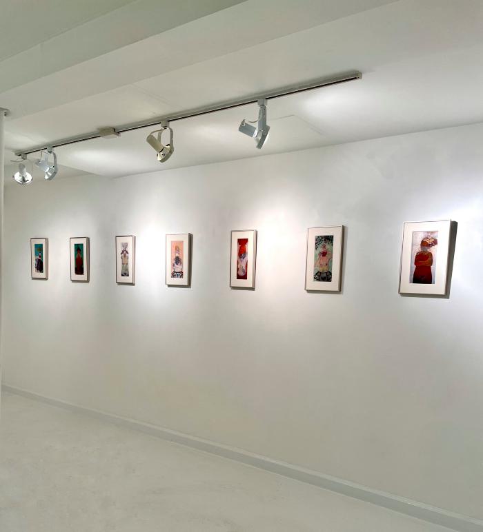 Installation View of Fire & Flurry