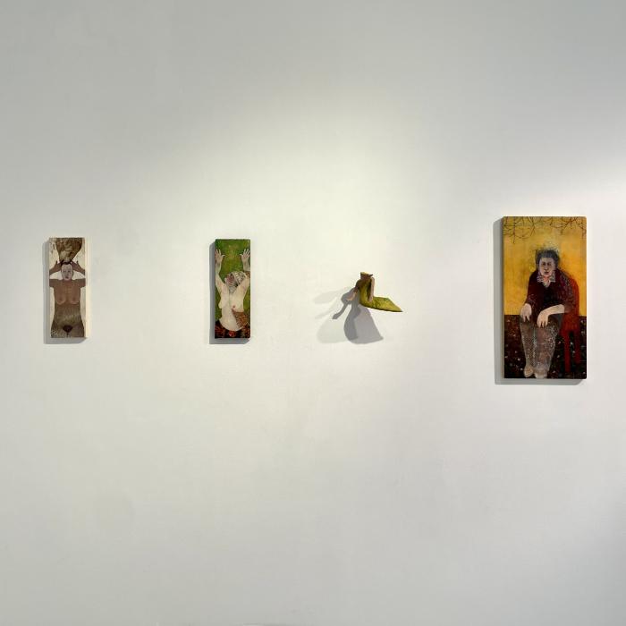 Installation View of Fire & Flurry